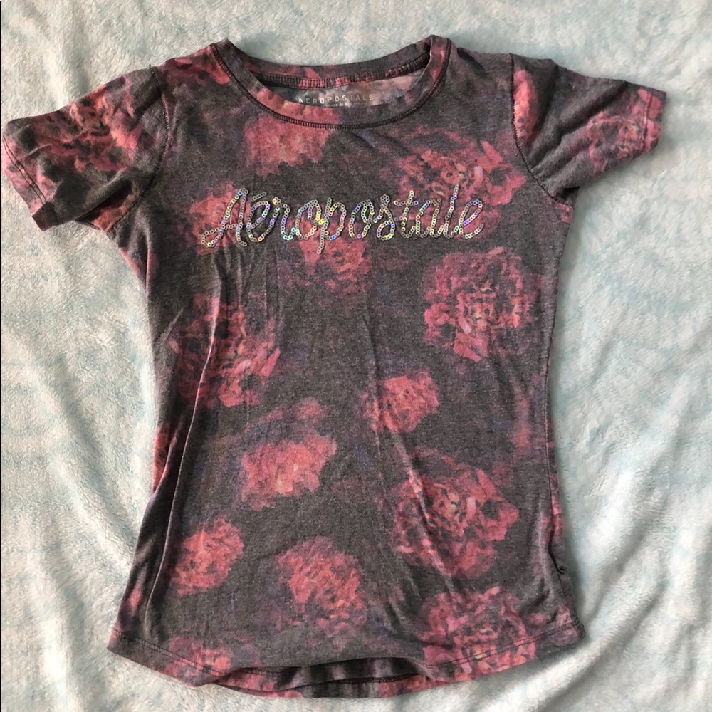 Aeropostale Floral T-Shirt